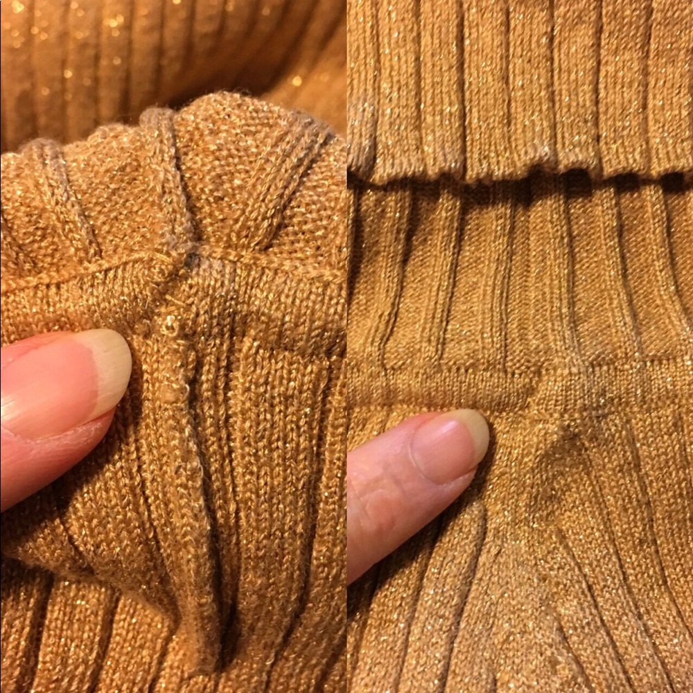 Sparkly Rib Turtleneck - Picture 4 of 7